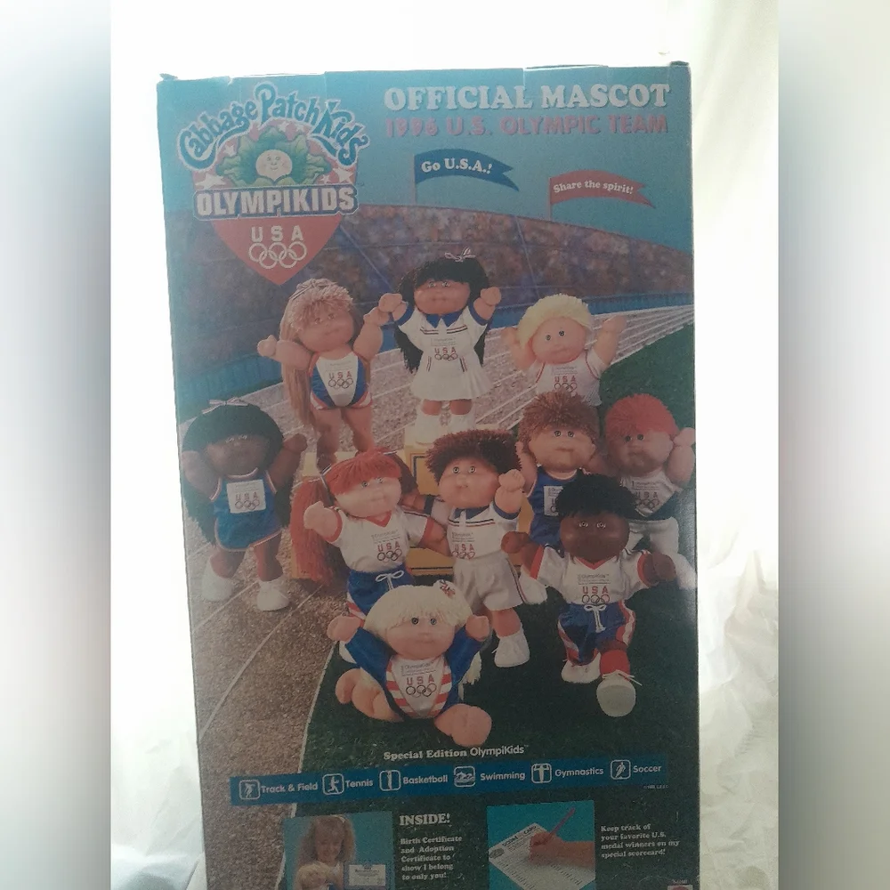 New Cabbage Patch Kid (OlympiKids Special Edition Doll) New In Box Vintage 1996